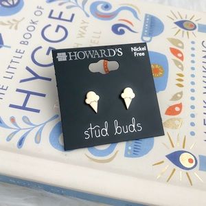 🌸2/$10 SALE🌸 NWT Gold Tone Ice Cream Earrings
